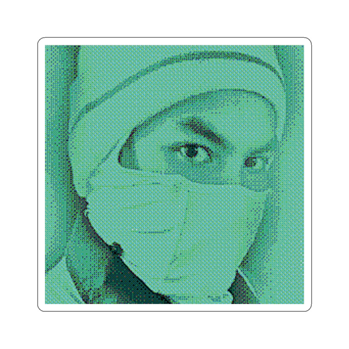 Hi-Visitor Face Sticker