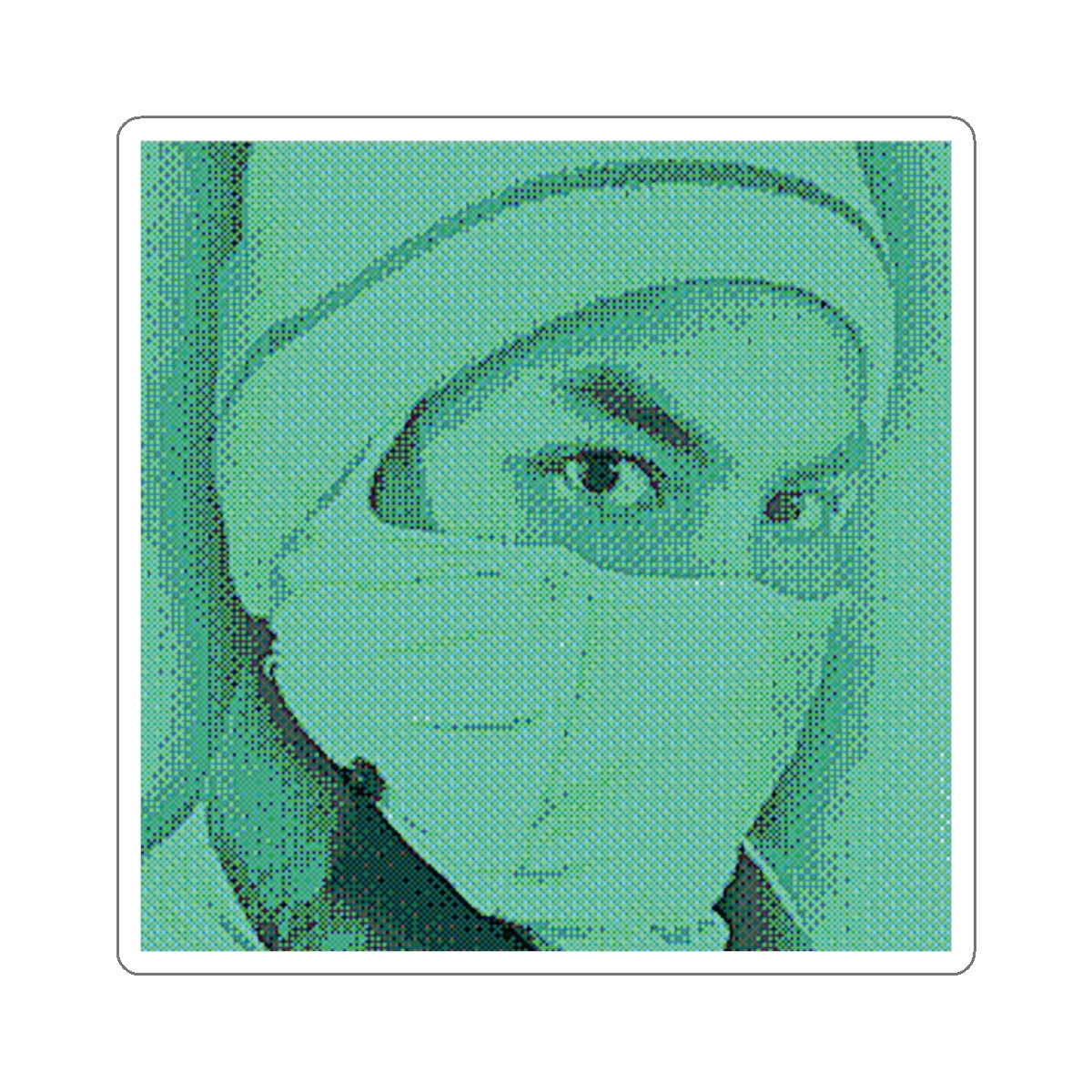 Hi-Visitor Face Sticker